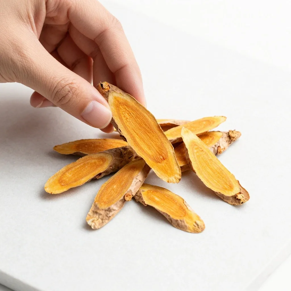Botanical specimen on a clean surface
